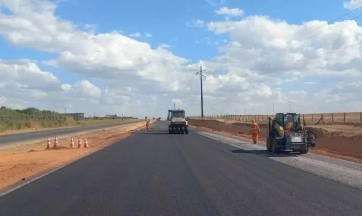 Obras de duplicação da BR-163 liberam 32 km de novas pistas em Mato Grosso