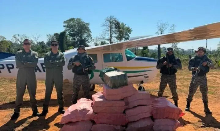 Operação apreende 500 kg de maconha em fazenda e prende 3 em MT