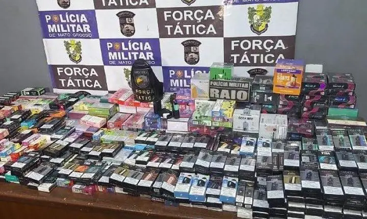Operação contra contrabando de 'pods' dá prejuízo de R$ 300 mil ao crime