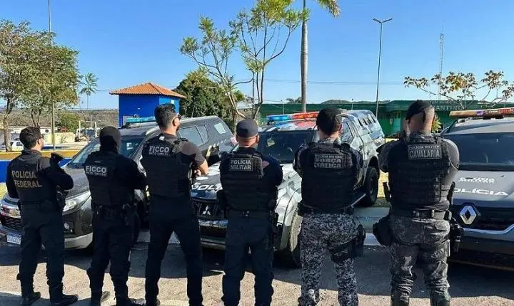 Operação contra o crime organizado cumpriu mandados de prisão e buscas em Diamantino