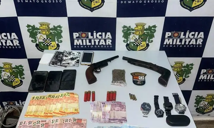 Operação policial desarticula ponto do tráfico de drogas em Rosário Oeste