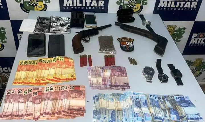 Operação policial desarticula ponto do tráfico de drogas em Rosário Oeste