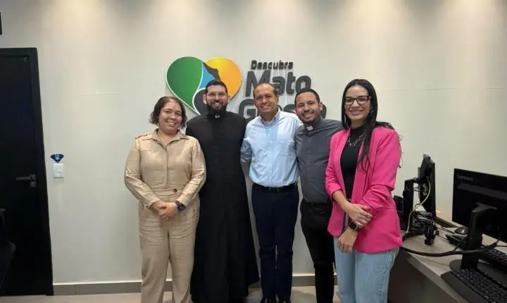 Padre Raul Felipe realiza visita institucional ao secretário Luiz Carlos Nigro na SEDEC