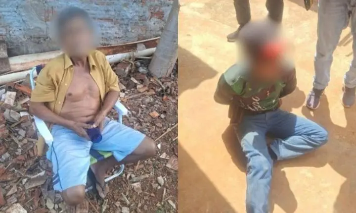 Pai e filho são presos acusados de matar homem com tiro na cabeça