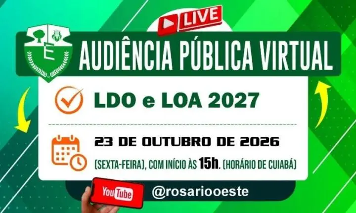 Para onde vai o dinheiro de Rosário Oeste em 2027?