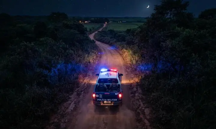PM busca criminosos após assalto a sítio em Diamantino e agressão a moradores