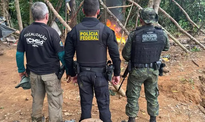 Polícia Federal desmantela garimpos ilegais no Amapá e Pará