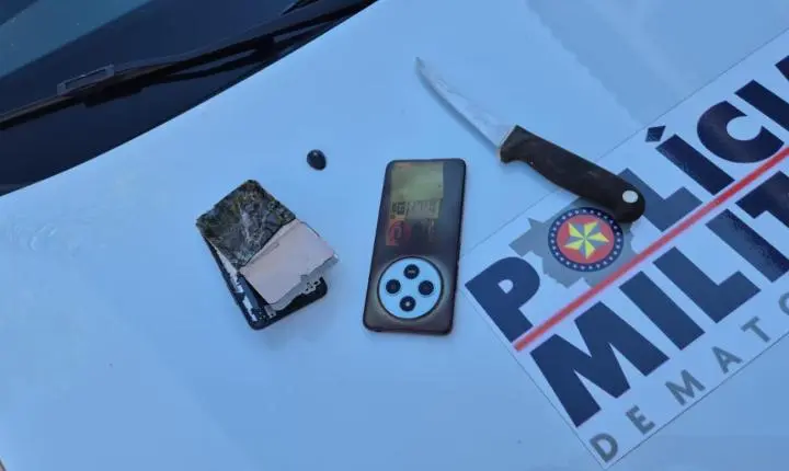 Polícia Militar intercepta fuga e prende faccionado em Diamantino