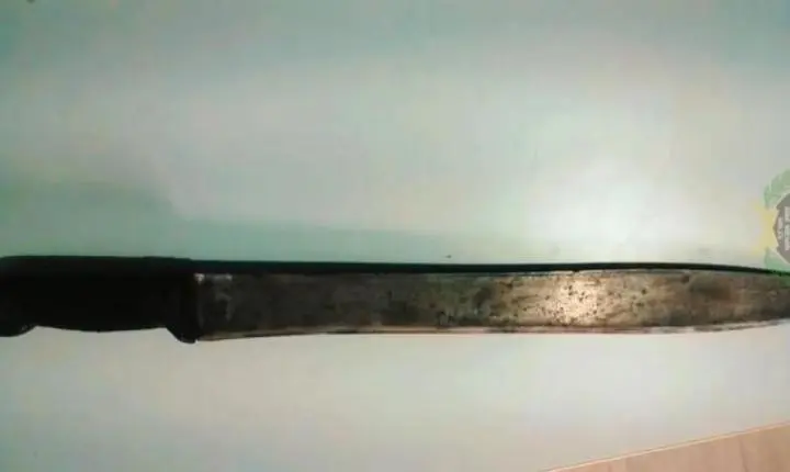 Polícia Militar prende suspeito por tentativa de homicídio utilizando um facão