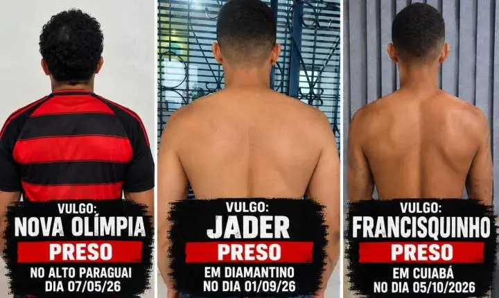 PM prende último envolvido em homicídios motivados por disputa de facções e desarticula grupo criminoso em Alto Paraguai
