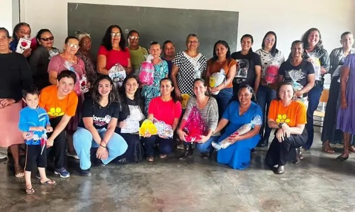 Prefeitura de Nobres leva acolhimento e transformação social ao campo com encontro especial para mães da zona rural
