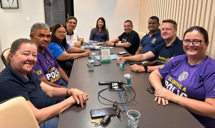 Prefeitura de Nobres recebe visita oficial do governador distrital do Rotary Club