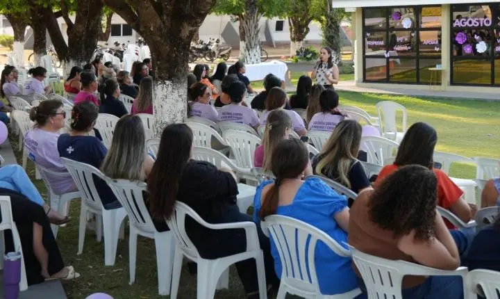 Prefeitura de Nobres reforça combate à violência contra a mulher durante o Agosto Lilás