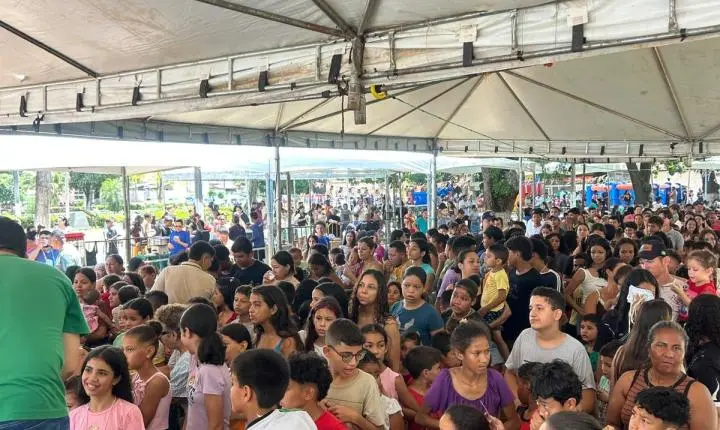 Prefeitura de Rosário Oeste realizou Projeto “Brincando na Praça” e animou o dia das crianças