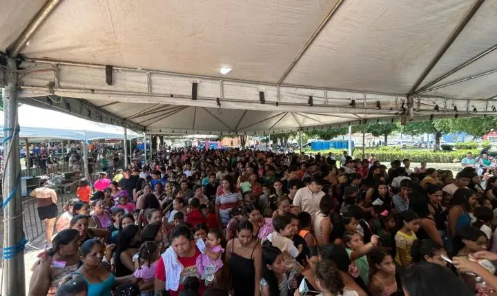 Prefeitura de Rosário Oeste realizou Projeto “Brincando na Praça” e animou o dia das crianças