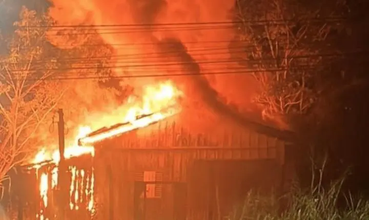 Preso homem que incendiou casa da própria mãe em Mato Grosso