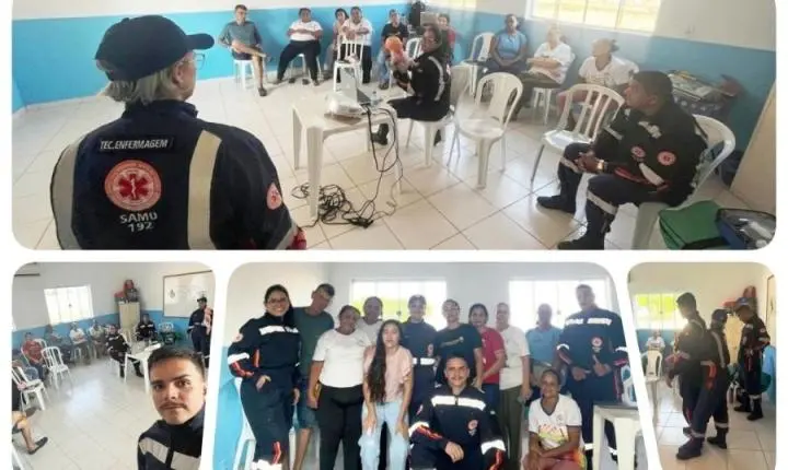 Professores da APAE de Rosário Oeste aprendem com o SAMU como agir em momentos decisivos