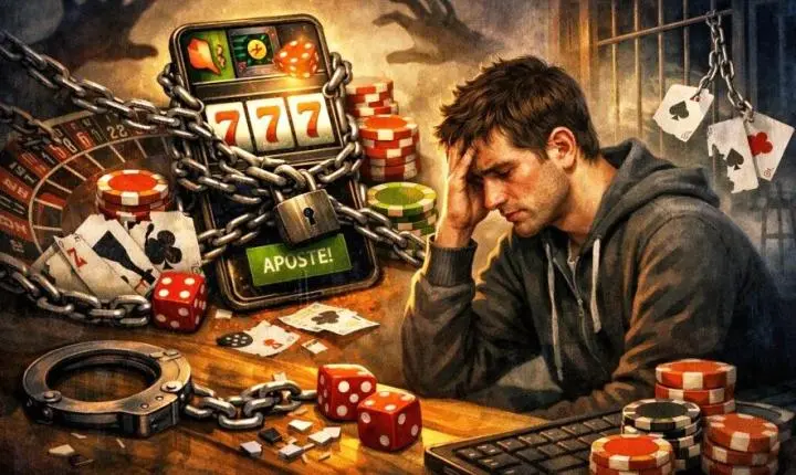 Quando a promessa de dinheiro fácil vira dependência: o avanço do vício em jogos de azar