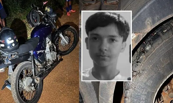 Queda de moto termina em atropelamento fatal de adolescente de 14 anos em Colíder