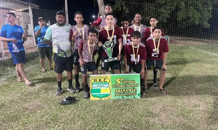 R.E.C Venceu Duelo de Titãs e Conquistou a 5ª Copinha de Base em Rosário Oeste