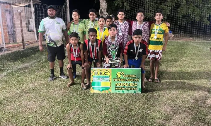 R.E.C Venceu Duelo de Titãs e Conquistou a 5ª Copinha de Base em Rosário Oeste