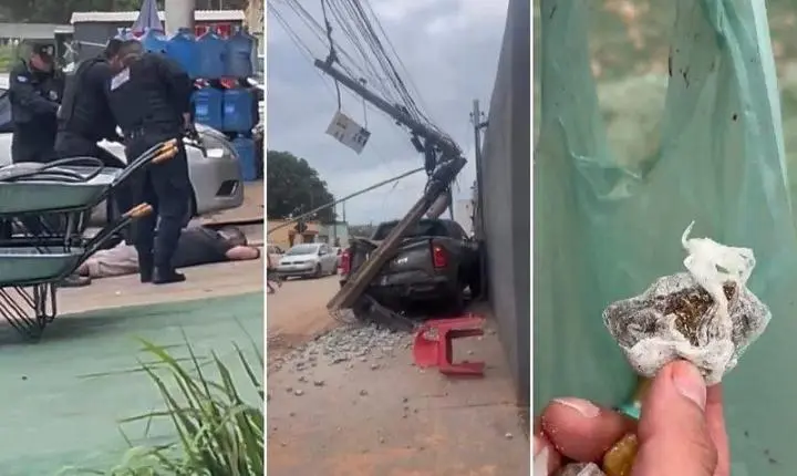 Rastro de Destruição em Cuiabá Termina com Prisão e Drogas