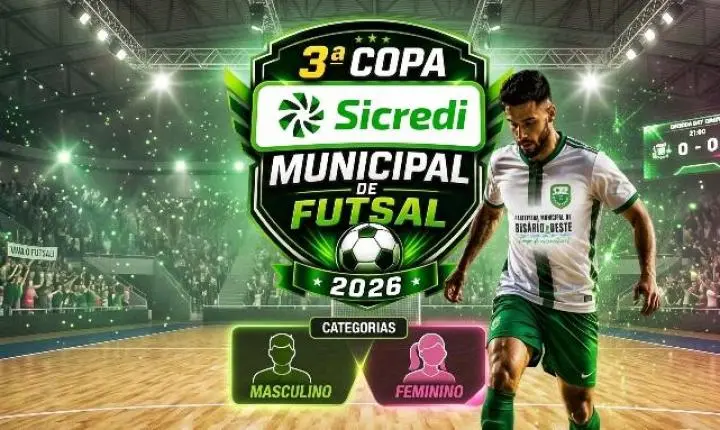 Rosário Oeste dá início à 3ª Copa Sicredi Municipal de Futsal e expectativa cresce entre atletas e torcedores