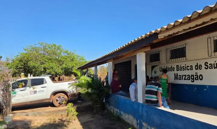 Rosário Oeste levou vacinação e atendimentos médicos ao Distrito de Marzagão
