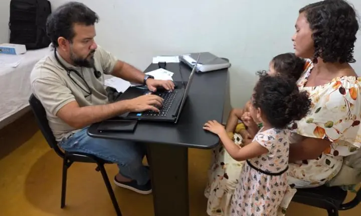 Rosário Oeste levou vacinação e atendimentos médicos ao Distrito de Marzagão