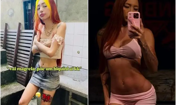 Ruivinha de Marte exibe shape após focar na vida fitness e ganhar 20 kg; fotos