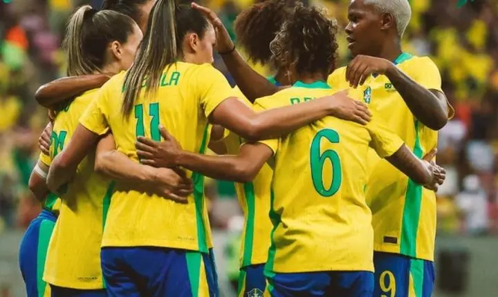 Seleção feminina abre vantagem de dois gols contra a Argentina, mas leva empate na Arena de Pernambuco