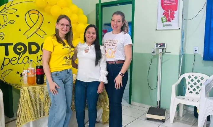 Setembro Amarelo: PSF 5 reúne comunidade em palestra de valorização da vida em Rosário Oeste