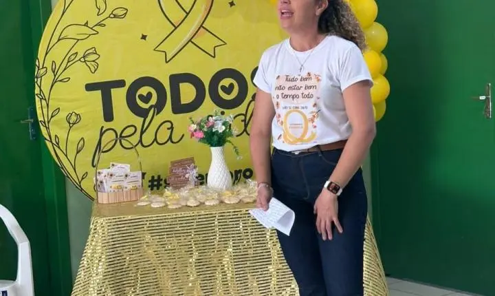 Setembro Amarelo: PSF 5 reúne comunidade em palestra de valorização da vida em Rosário Oeste