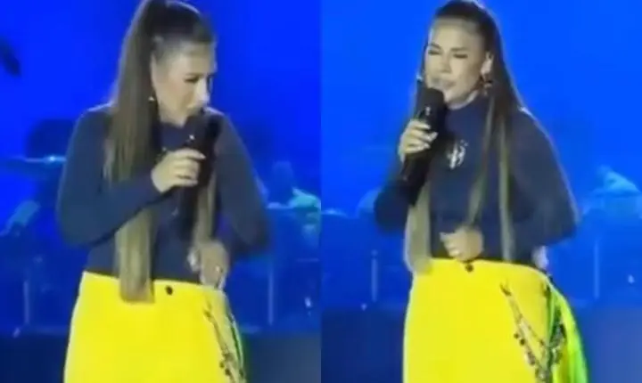 Simone Mendes pausa show por dor de barriga no palco