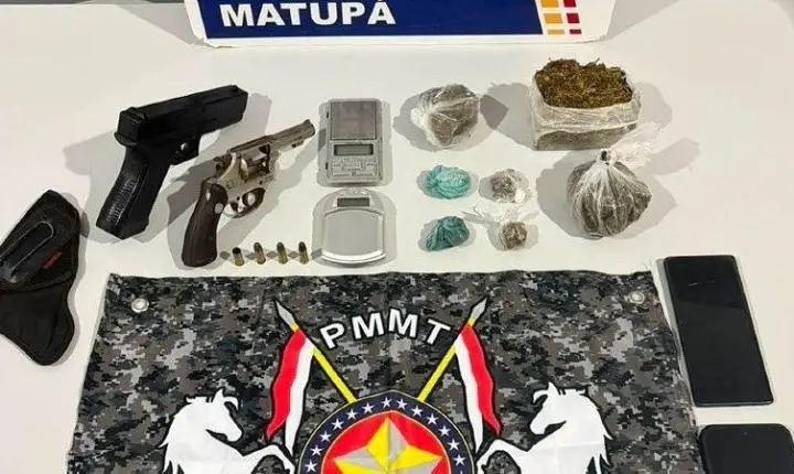Suspeito atira, tenta fugir e acaba levando polícia até comparsa com drogas em MT