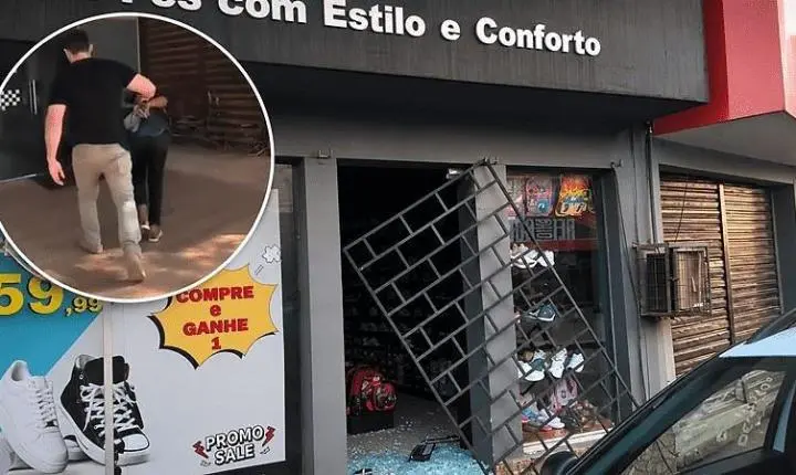 Suspeito de furtar tênis é preso desfilando com a prova do crime em MT