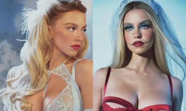 Sydney Sweeney recria filmes clássicos de Natal e abala web em novo ensaio provocante de lingerie