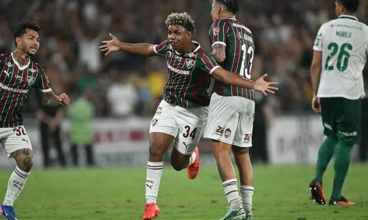 Thiago Silva rasga elogios a Wesley Natã, autor do gol do Fluminense contra o Palmeiras na Libertadores: 'Vai arrebentar'