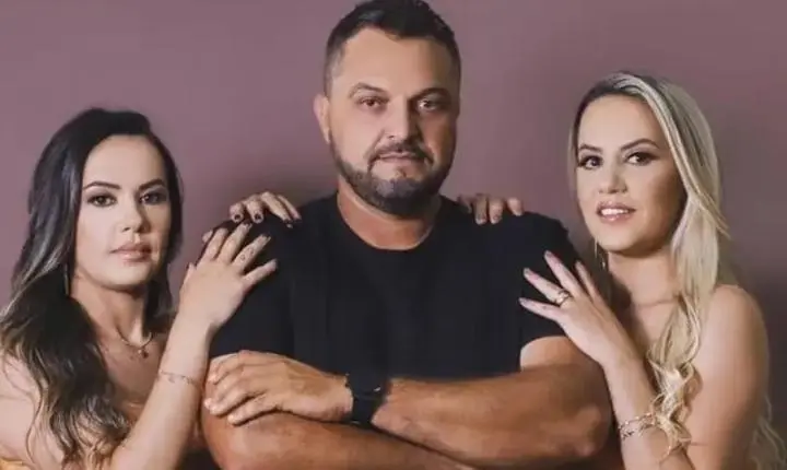 Trisal formado por rainha de rodeio, irmã gêmea e agricultor tem filhos e mantém relação há 6 anos