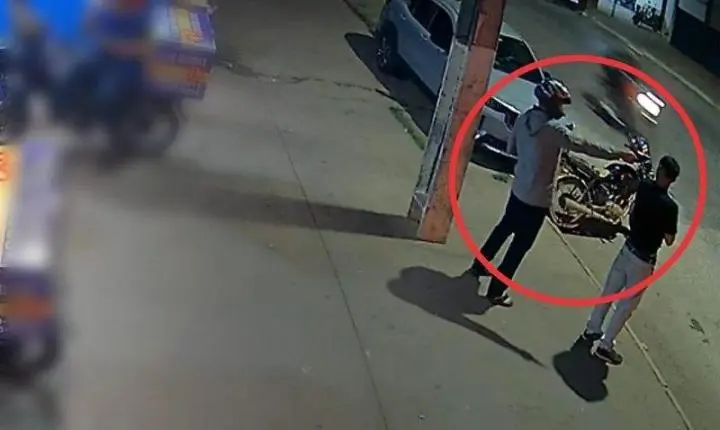 Vídeo mostra criminoso tentando matar filho de empresário a tiros em MT