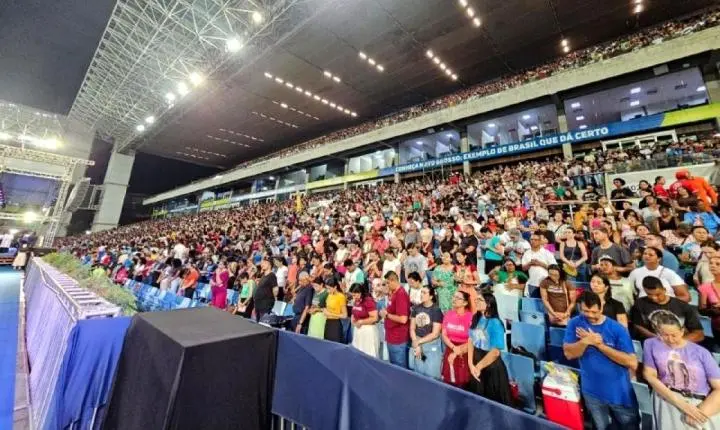 Vinde e Vede reuniu 130 mil pessoas em quatro dias na Arena Pantanal