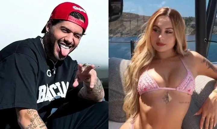 Zé Felipe é flagrado aos beijos com ex-namorada de Orochi no Rio